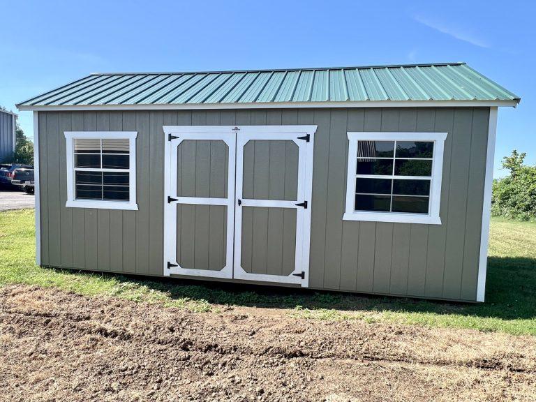 10×20 Utility Shed – Clay